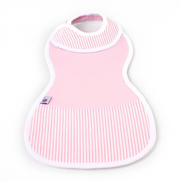 The Burpa Bib™ in Baby Pink/Saturday Seersucker